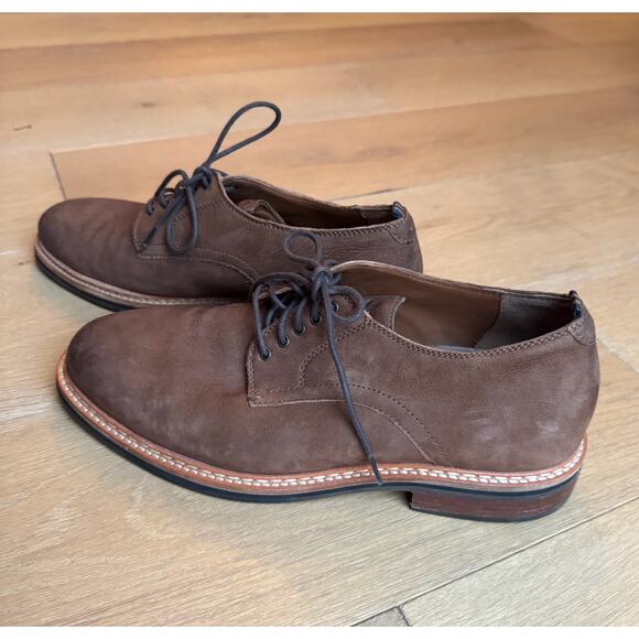 Cole Haan Leather Oxford Plain Toe Shoes Franklin Light Roast Men's Sz 9.5M - Picture 2 of 9